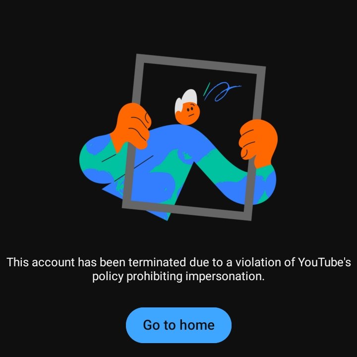 ncekhr's tweet photo. @TeamYouTube @TeamYoutube Oh great the channel has been terminated. Thank you very much!! https://t.co/4zQNdkkt87