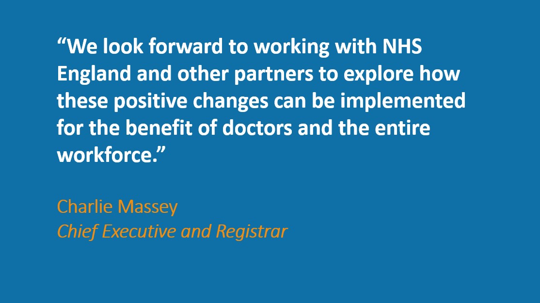 gmcuk's tweet photo. We welcome the publication of @NHSEngland’s Long Term Workforce Plan. Read our response: https://t.co/CKgy277GbC https://t.co/wSmaJ5BAQV