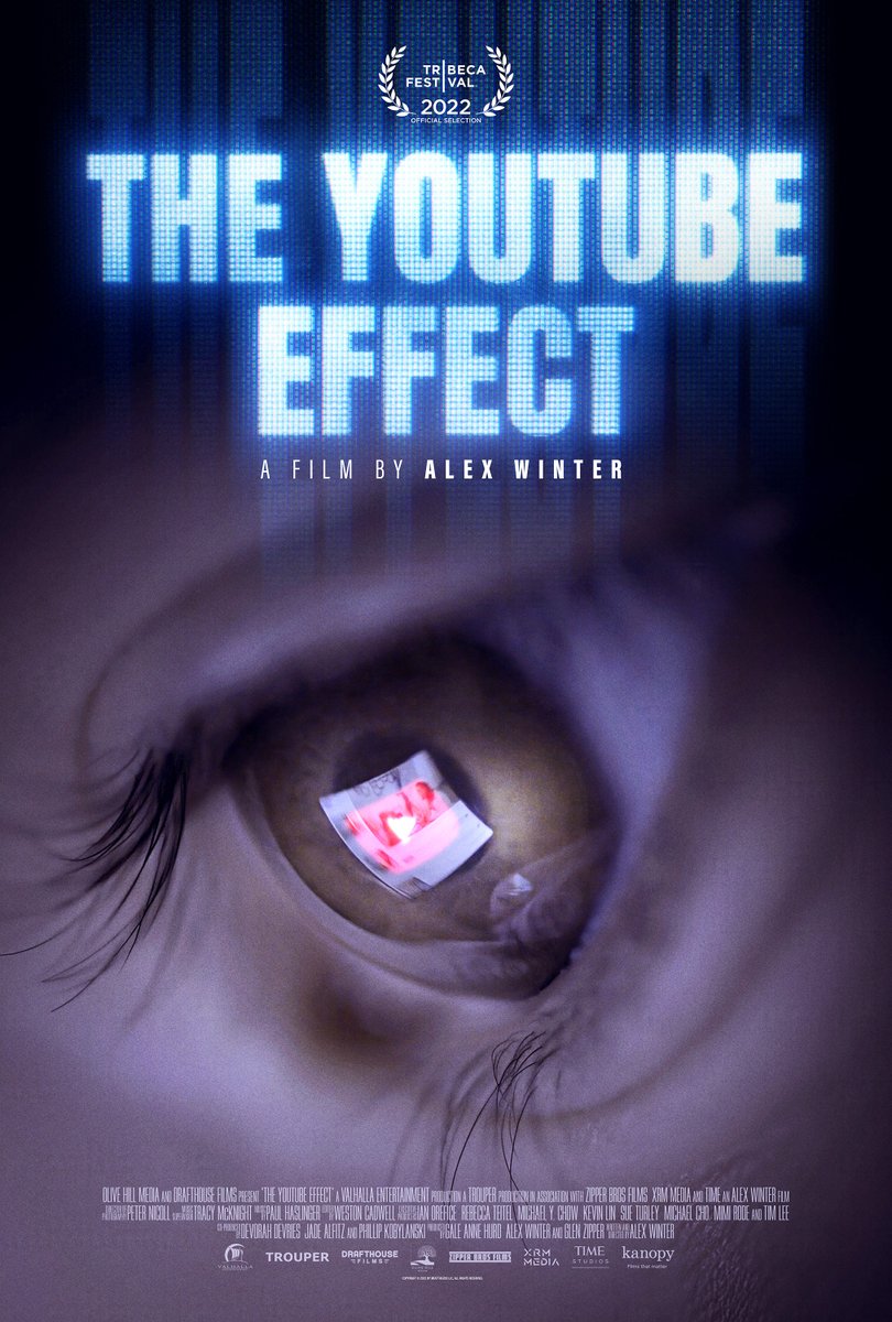 With exclusive access to some of YouTube’s biggest stars, THE YOUTUBE EFFECT presents an eye-opening and troubling look at the platform now so powerfully embedded in our lives.

Join us Sun 30 Jul for a Q&amp;A screening with director Alex Winter @Winter bit.ly/YTEBDH