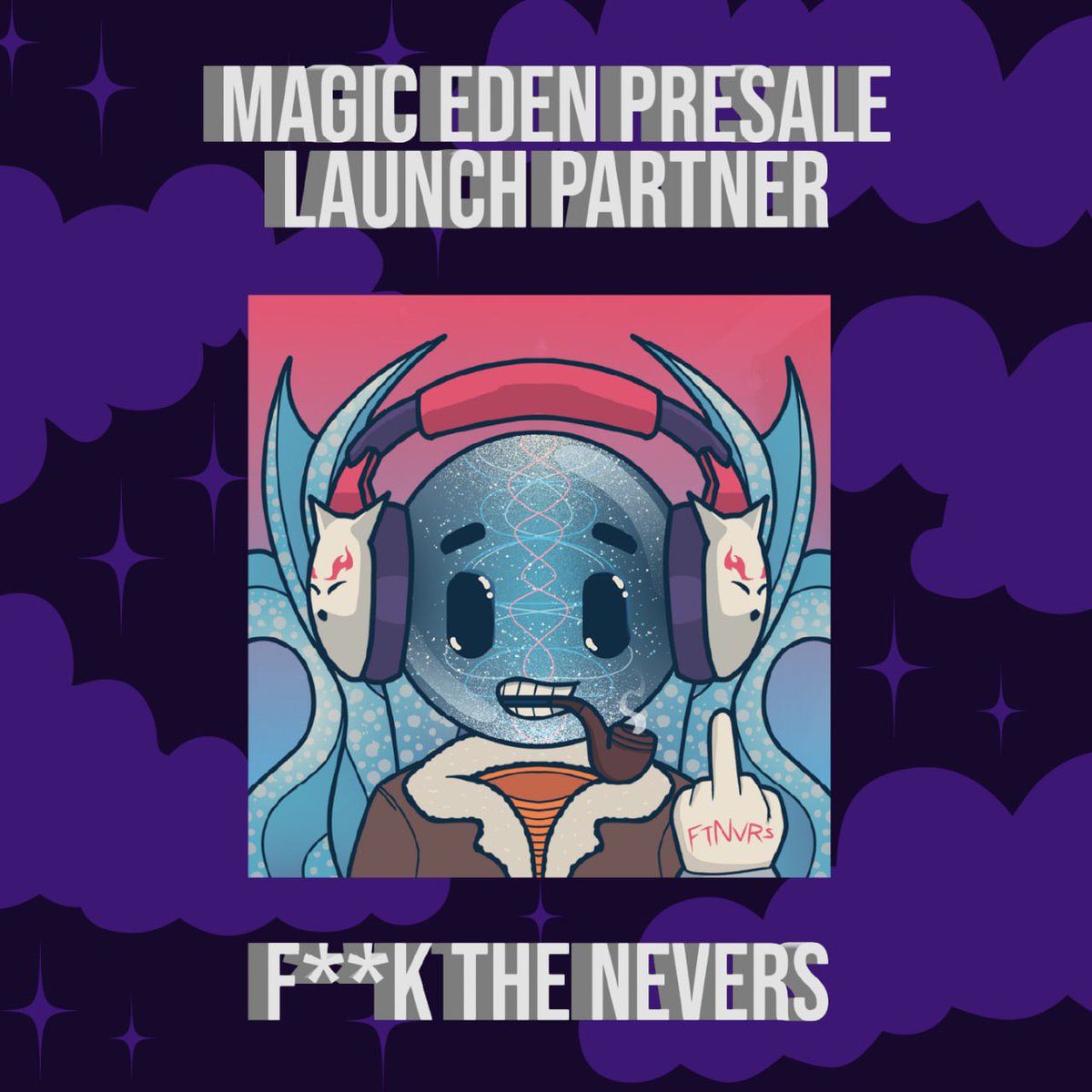 As we gear up for the upcoming launch of F*** THE NEVERS, we are thrilled to share that <a href="/helio_pay/">Helio</a> and <a href="/MagicEden/">Magic Eden 🪄</a> invited us to join their esteemed collective of presale launch partners, giving us the opportunity to offer special benefits to our earliest supporters.