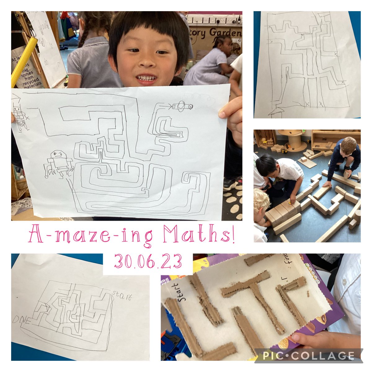 We have had so much fun exploring directions in maths this week! We have practiced left and right in dancing, made 3D mazes for our dinosaur friends, marble maze games and some pretty whizzy drawings. #wearebrightfutures ⁦<a href="/limetreepa/">Lime Tree Academy</a>⁩ #eyfsmaths ⁦<a href="/WhiteRoseEd/">White Rose Education</a>⁩