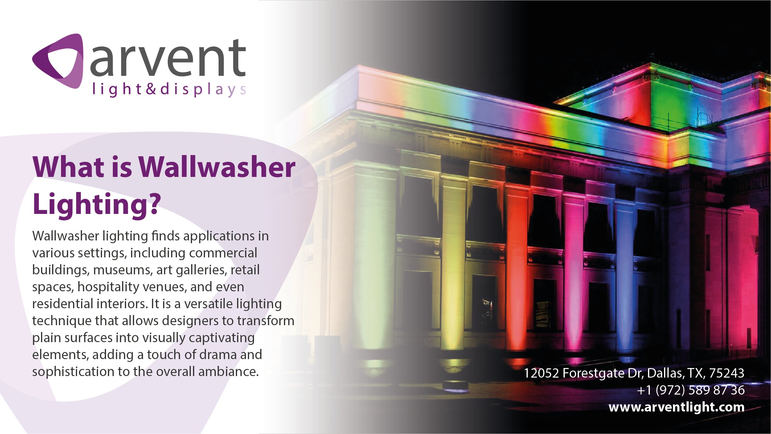 What Are the Wallwasher Lighting Options?, by Arvent Light