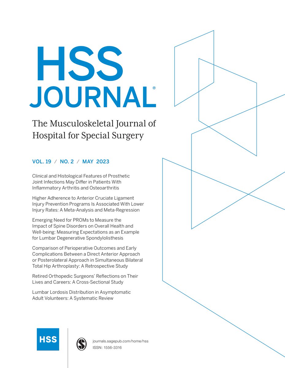 HSS Journal (@hss_journal) on Twitter photo We're excited to announce our 2022 impact factor of 2.5, & an increase in our journal ranking: we now rank 36/86 in Orthopedics & 80/212 in Surgery. Thanks to our editorial board, authors, reviewers, <a href="/SageJournals/">Sage Journals</a>, and <a href="/HSpecialSurgery/">Hospital for Special Surgery (HSS)</a>! We're excited to announce our 2022 impact factor of 2.5, & an increase in our journal ranking: we now rank 36/86 in Orthopedics & 80/212 in Surgery. Thanks to our editorial board, authors, reviewers, <a href="/SageJournals/">Sage Journals</a>, and <a href="/HSpecialSurgery/">Hospital for Special Surgery (HSS)</a>!