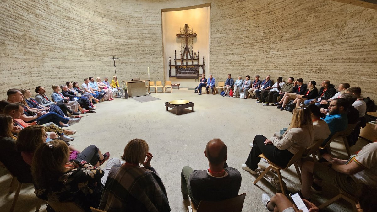 Hosted by CVJM Germany, the European National General Secretaries and guests from across the world attended a special meeting in a very symbolic place: the Chapel of #Reconciliation. 

As these days we are celebrating YMCA Europe's 50th anniversary, it's again a very good moment