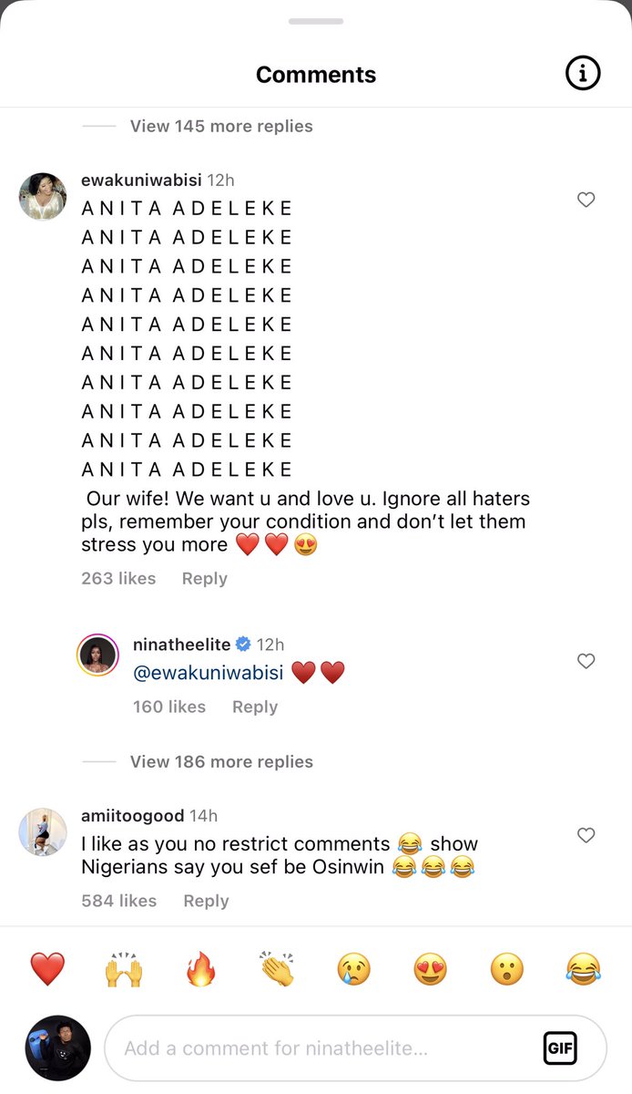 datkingbee's tweet photo. Omo this Anita girl keep replying everybody on her page 🤣🤣🤣🤣. She’s ready asf lol 😂 #anitabrown https://t.co/xQbZqMYl5P