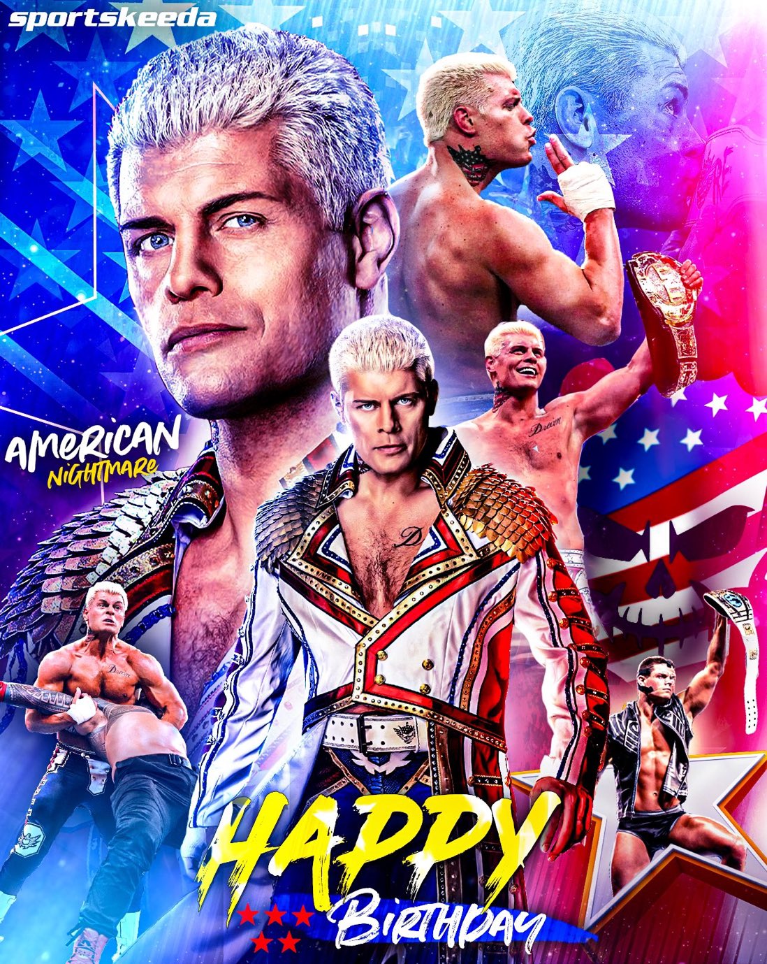 Happy birthday Cody Rhodes 