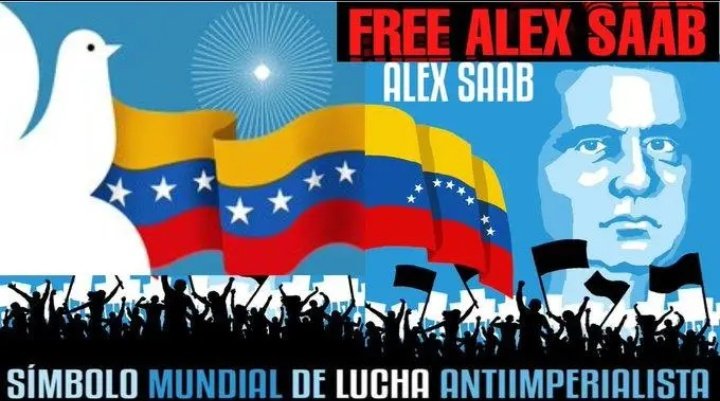 La PD #IzquierdaLatina 🇨🇺 abogara hoy y siempre por la liberación del diplomático venezolano 🇻🇪 #FreeAlexSaab, preso injustamente en EEUU, de paso convocamos a todos los pueblos del mundo a unirnos en esta lucha. Pedimos de inmediato el fin de la injusticia.