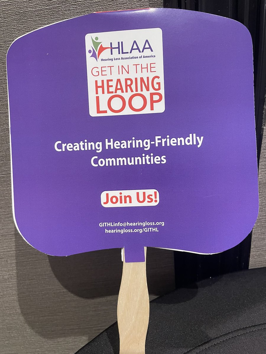 GITHL1's tweet image. Come to our workshop *today,* Friday June 30 at 12:45 in Studios 1/2. Learn about new tools to help you advocate for loops in your community, meet other loop advocates, and get inspired! #HLAA2023 #HearingLoop #HearingLoss