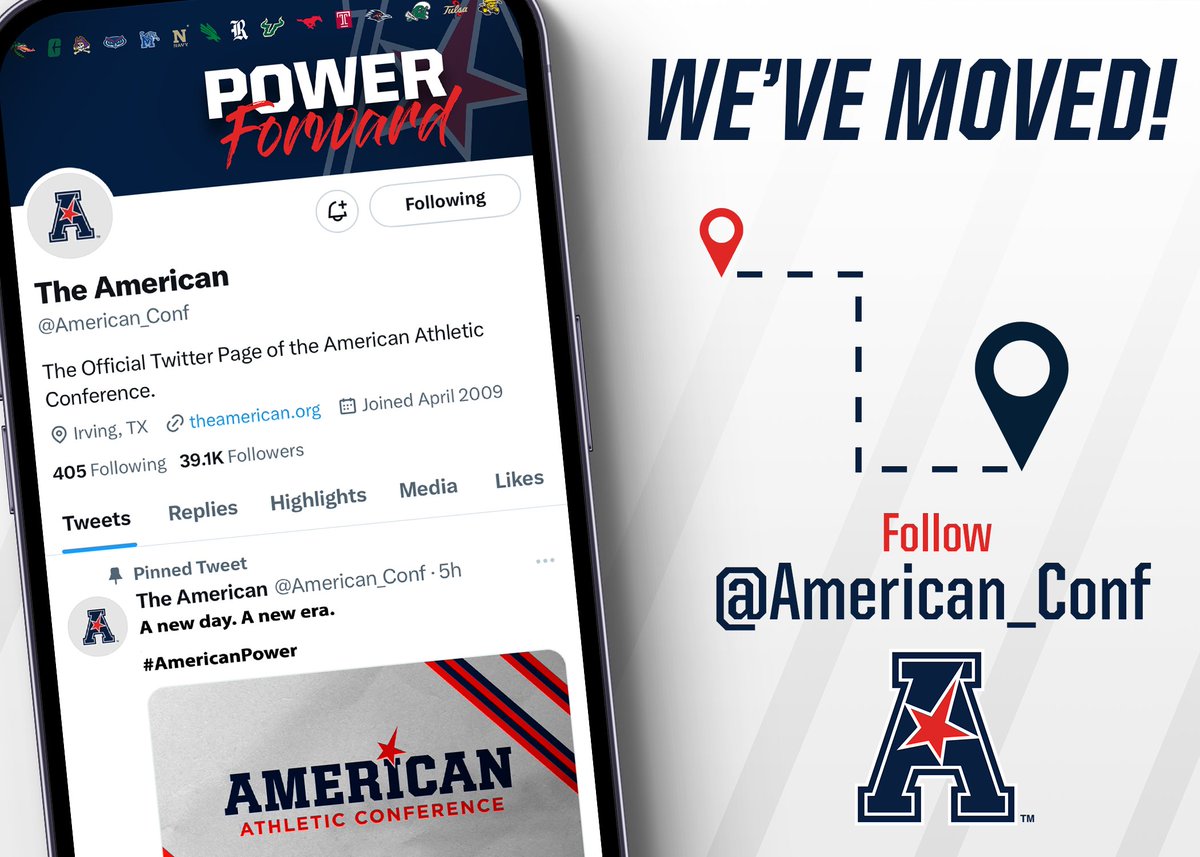 We’ve moved!

This account will no longer be active. Be sure to follow <a href="/American_Conf/">The American</a> for our men's and women's golf updates!