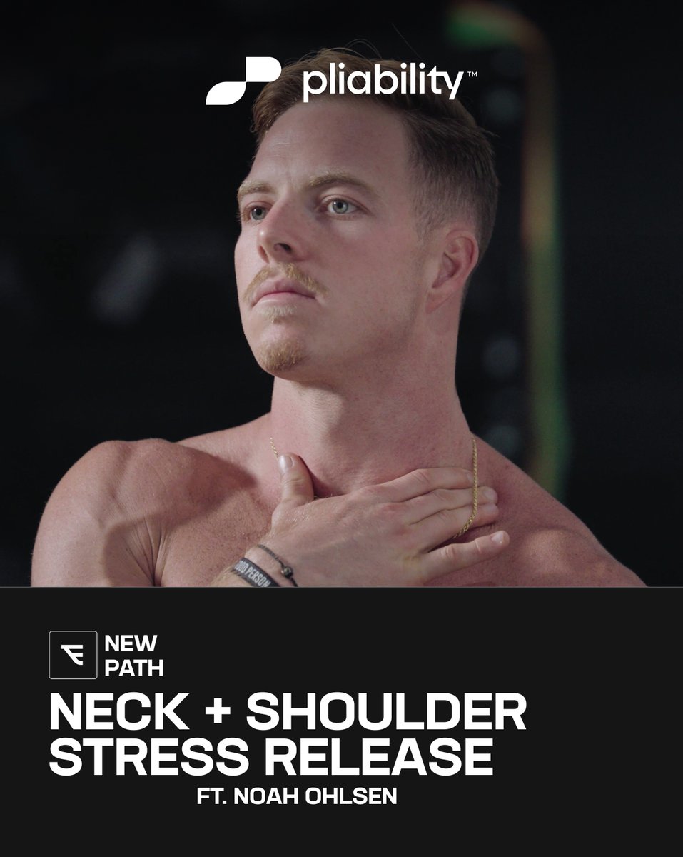 pliability (@pliability_) on Twitter photo Do you carry stress in your neck & shoulders?
Introducing the Neck + Shoulder Stress Release Path with <a href="/nohlsen/">Noah Ohlsen</a> - this is not about pushing limits, but about releasing tension and fostering recovery. Are you ready to find balance? Available today at pliability.com Do you carry stress in your neck & shoulders?
Introducing the Neck + Shoulder Stress Release Path with <a href="/nohlsen/">Noah Ohlsen</a> - this is not about pushing limits, but about releasing tension and fostering recovery. Are you ready to find balance? Available today at pliability.com