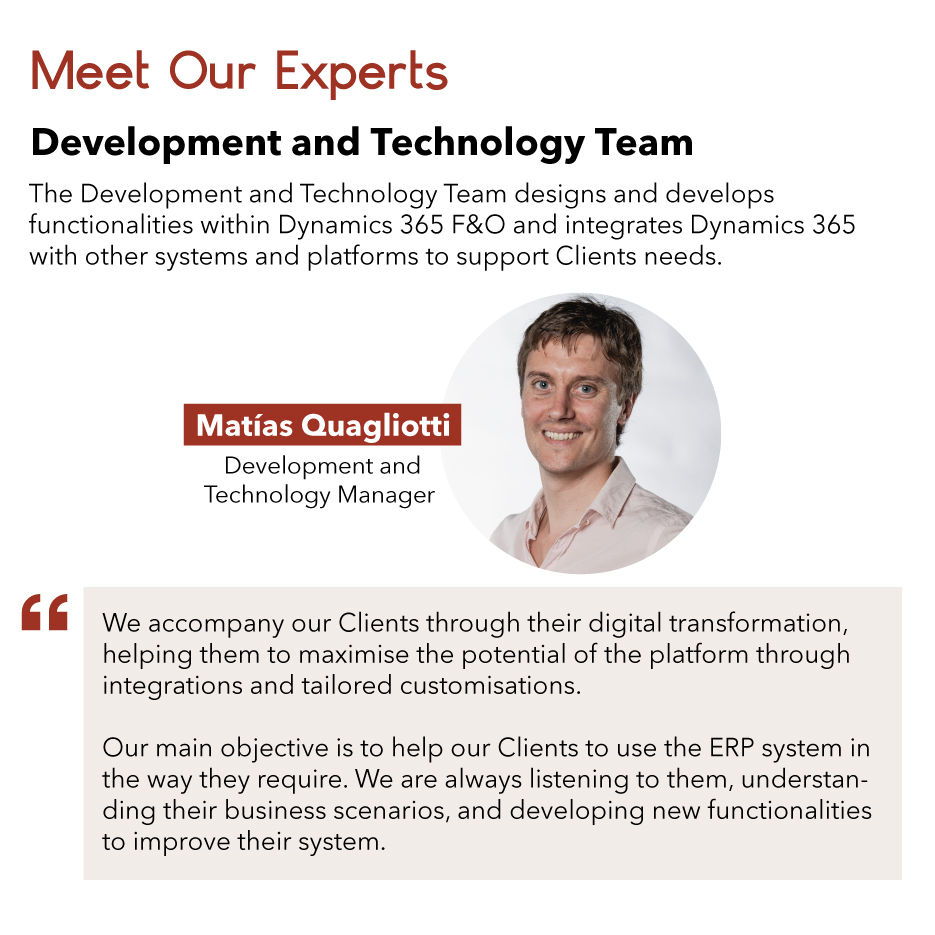 dynamo_global's tweet photo. Introducing Matias Quagliotti, our Development and Technology Manager, talking about how we recently helped integrate a Client's ERP with their 3PL for greater business efficiencies. 

▶️Discover more stories about our experts here: https://t.co/ol2tkkI52o https://t.co/bLxuNZMbQg