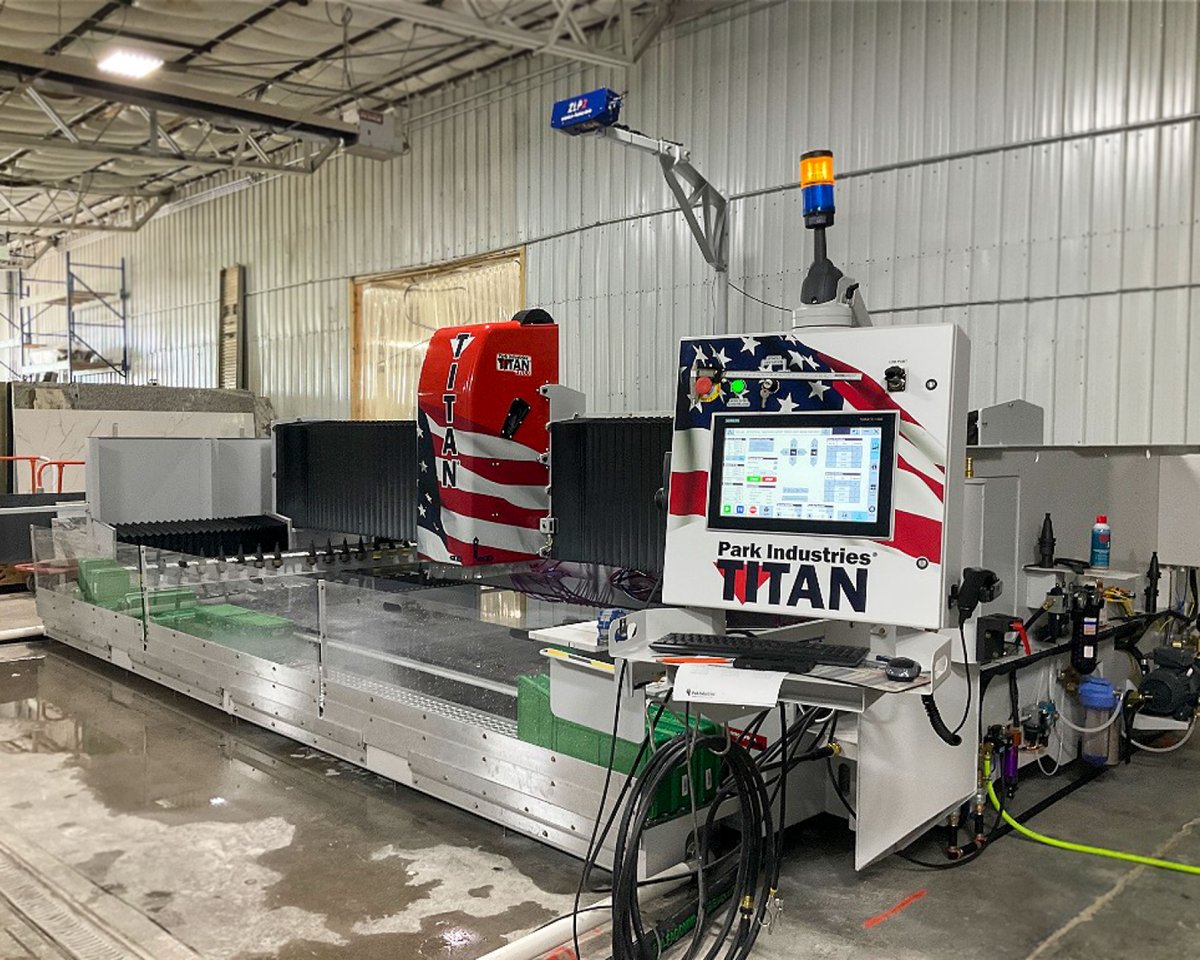 parkindustries's tweet photo. The workhorse TITAN freshly installed at Ultimate Granite &amp; Marble #FreshInstallFriday https://t.co/getp97Iq0O