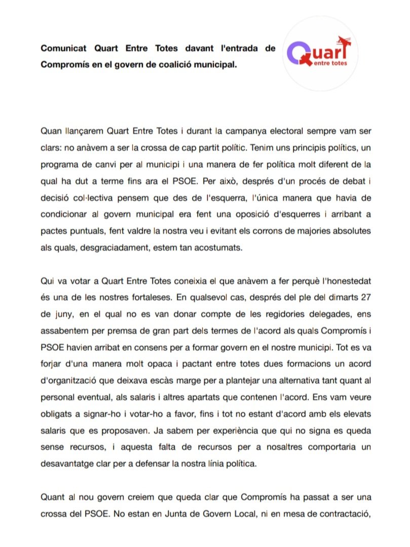 Quart Entre Totes tweet media