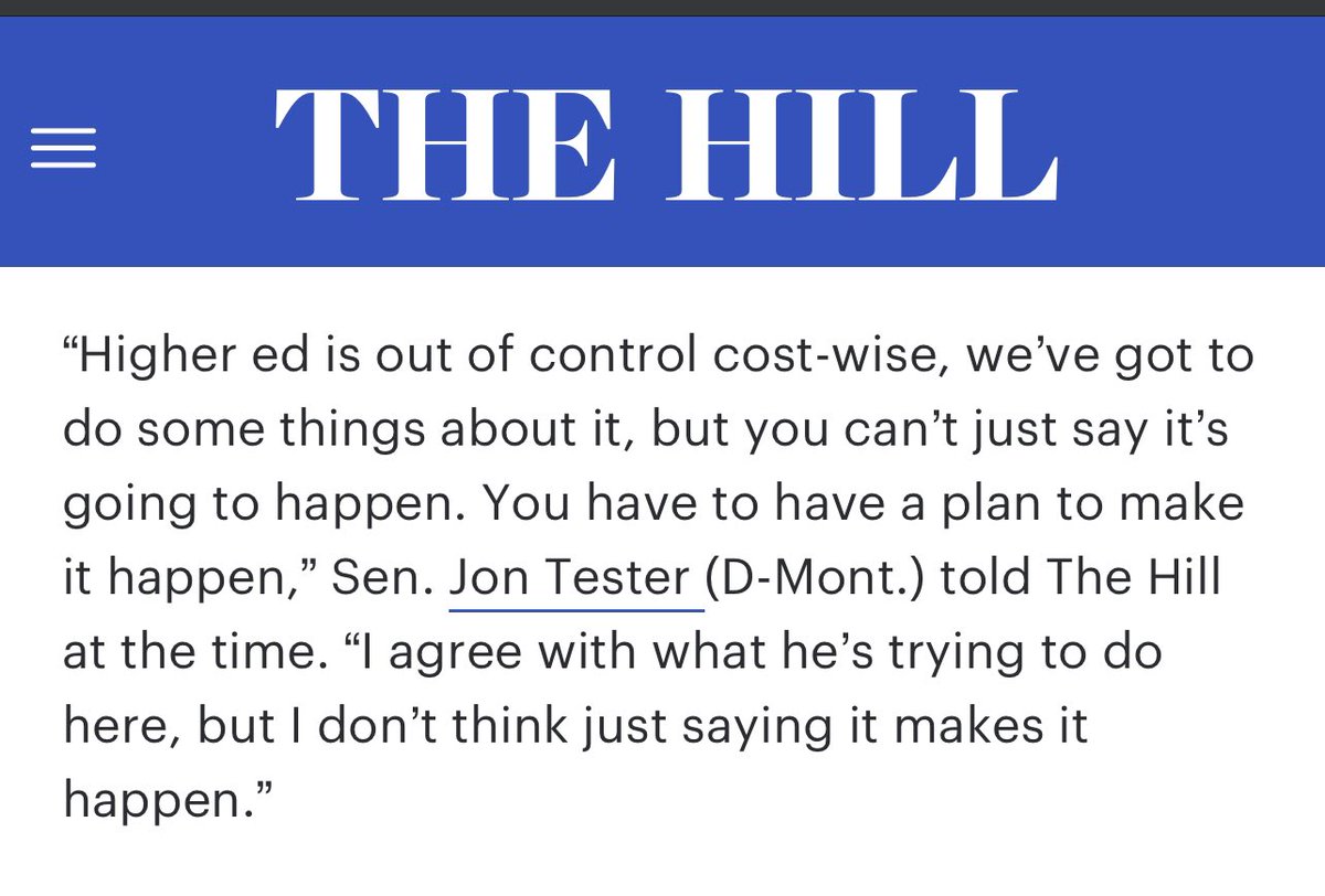 NRSC's tweet photo. REMINDER: Liberal @JonTester supported Joe Biden’s student loan bailout. 

“I agree with what [Joe Biden’s] trying to do here.” https://t.co/AdzCsO7vsJ