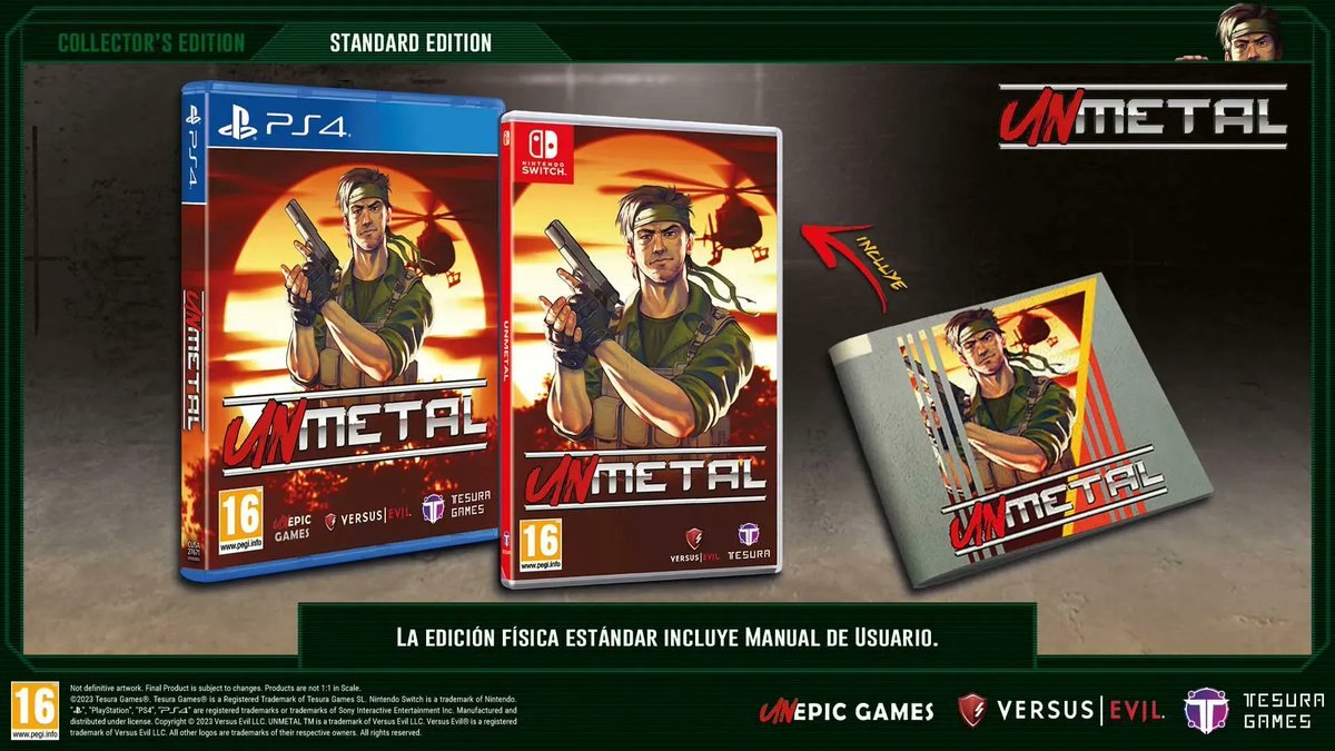 GameplayStores's tweet photo. 🔥YA A LA VENTA🔥

Prepárate en #UnMetal 💣 para una experiencia de juego en la que tendrás que ayudar a un soldado capturado a escapar de una base militar enemiga en un título cargado de humor 🤣

🌍 Disponible en tienda y https://t.co/gBXvibKzwG https://t.co/XpwqV1lEeX