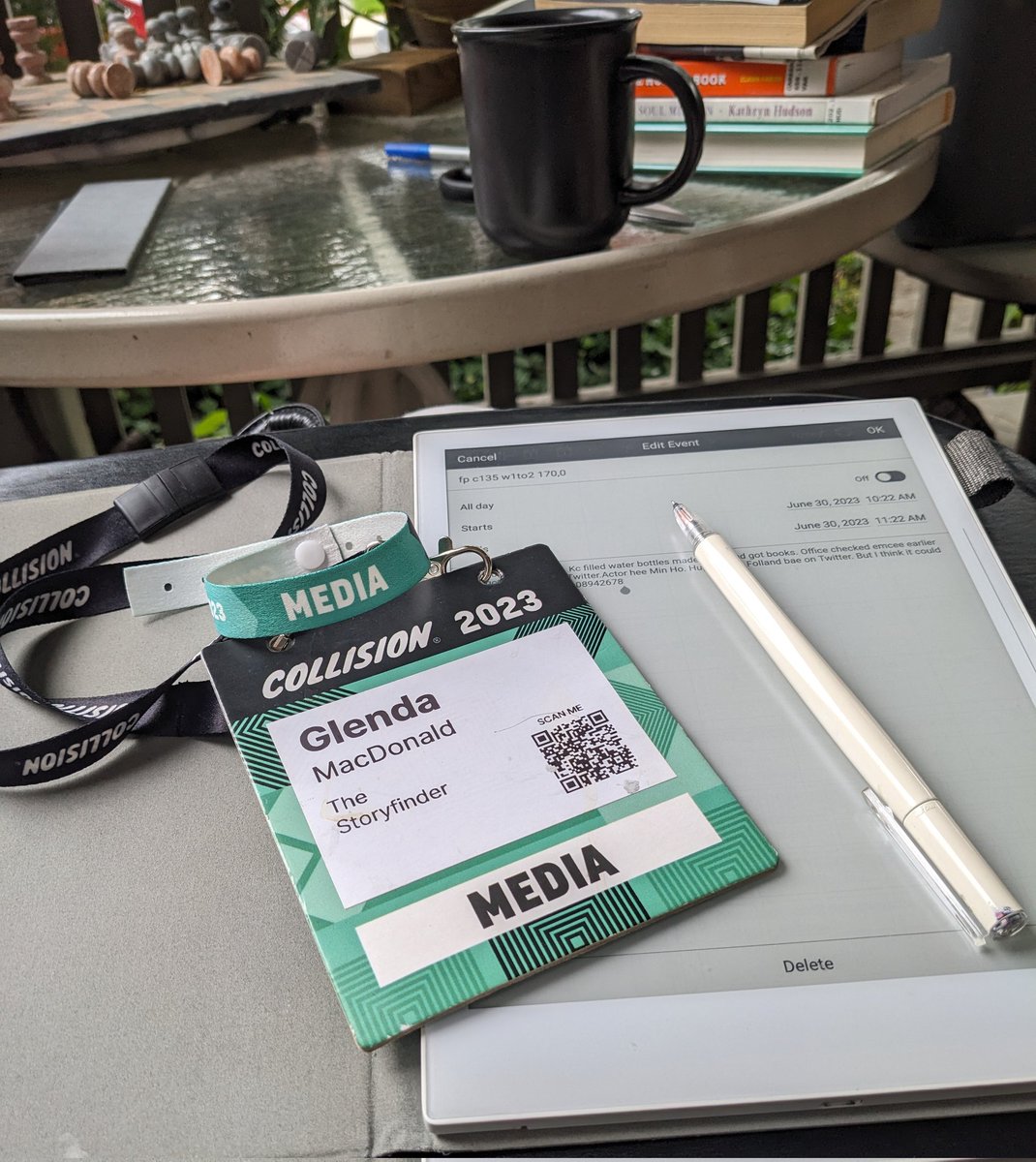 glenda_macd's tweet image. Relaxing after a wonderful week covering #collisionconf.  It was great to reconnect with the cofounders, and Sarah Jane and the media support team. I found so many #startups and #funder stories! Now I will review my notes, pix, and videos to share them. #thestoryfinder