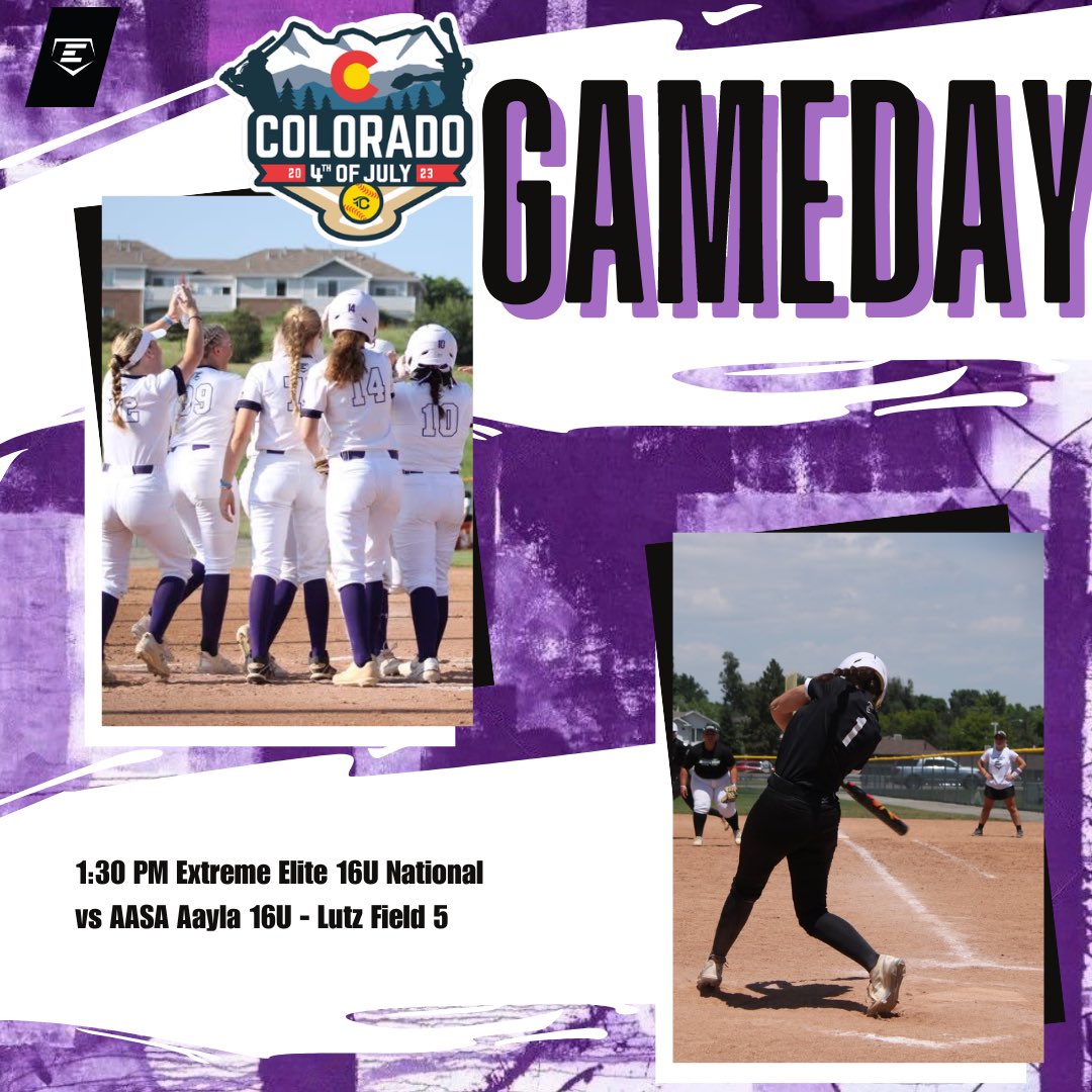 elitenat16u's tweet photo. 🥎💜 Game Day: Bracket Play Style! 🖤🎆 
#extremepride #extremeelite #winitright #letsride https://t.co/mucJIUHeQs