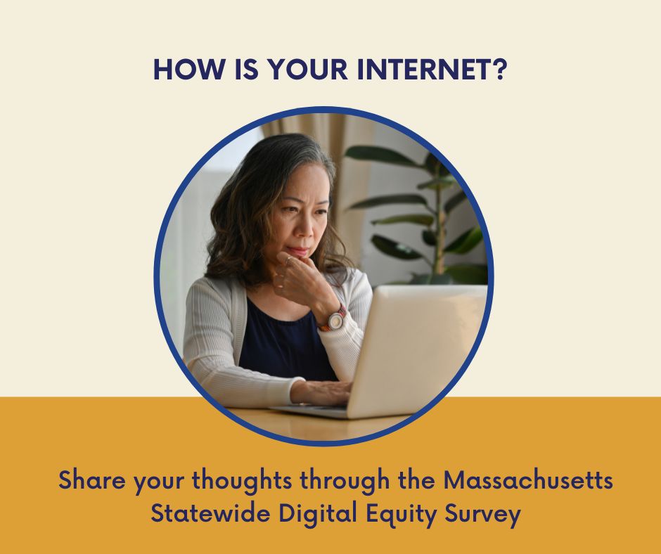 The Massachusetts Broadband Institute (MBI) wants to hear about your experiences with getting and using internet. Your input will help Massachusetts become a more digitally equitable state. Please complete this 5-minute survey: made.civilspace.io/en/projects/ma…