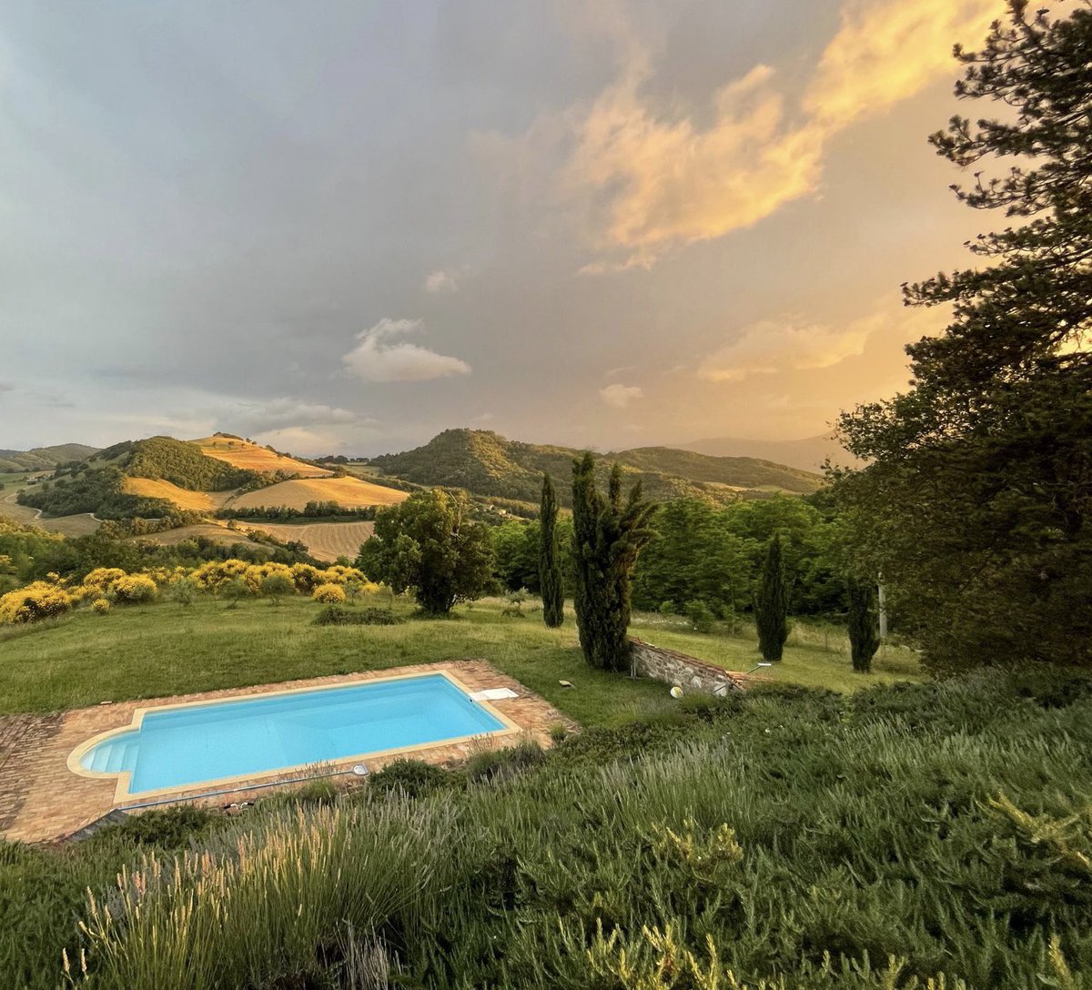 Photo my brother took as he left my good for the soul place in Italy.  stayatmagaridomani.com.