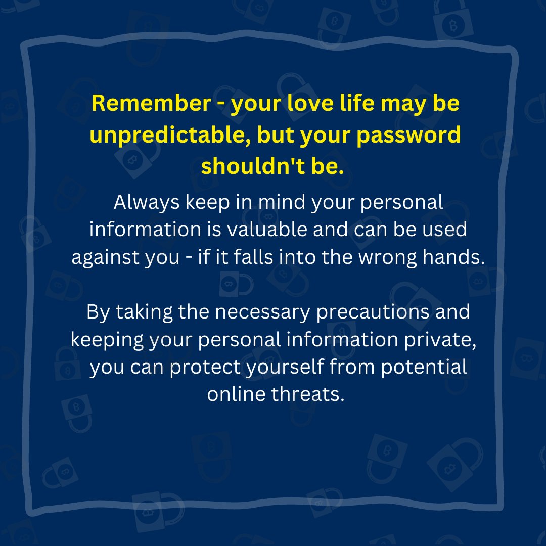 Happy Social Media Day! Remember, your safety matters. Use these tips to protect yourself while looking for love online. 💻💕