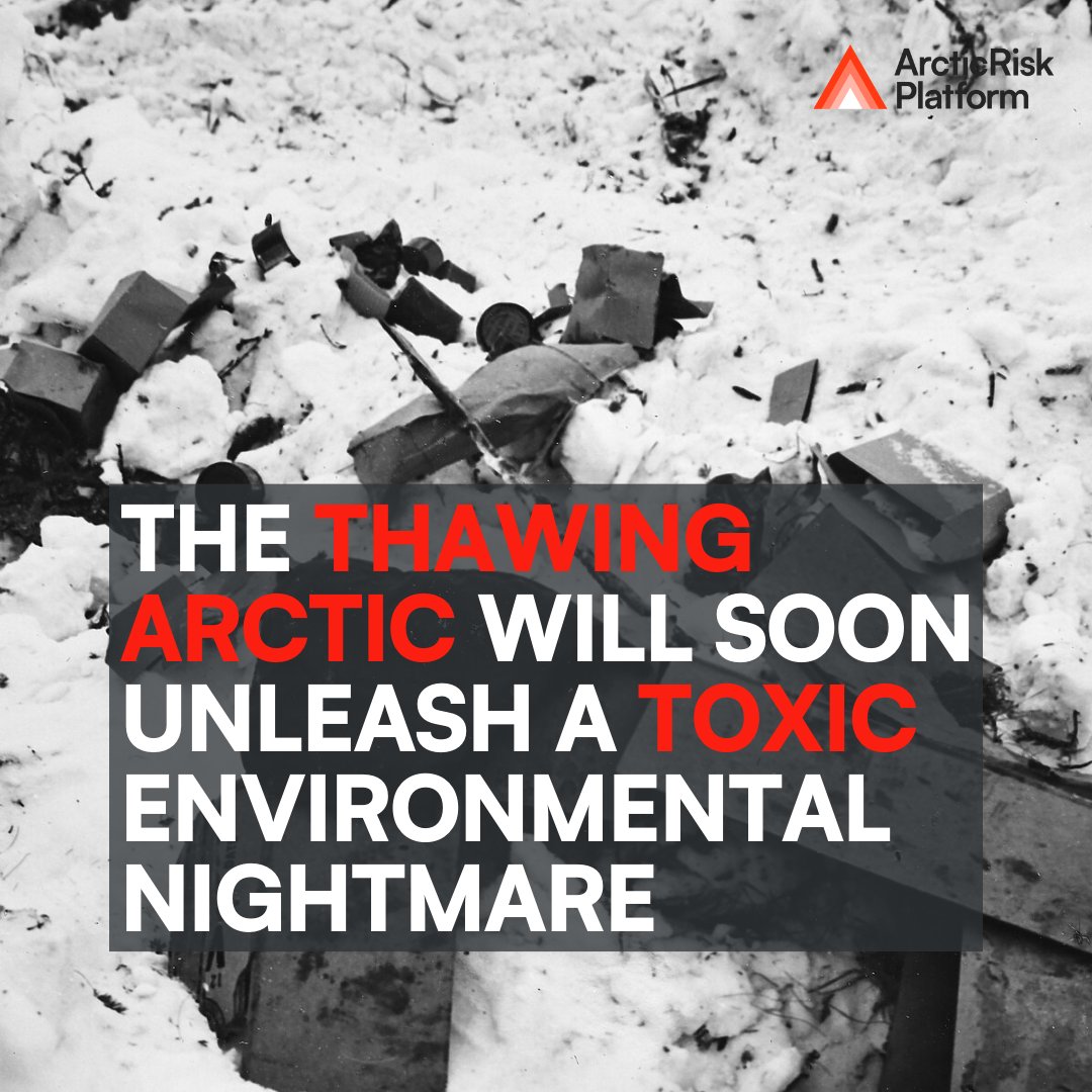 Heavy metals and #pollution from 3,500 to 5,200 toxic sites in the #Arctic are expected to be released by 2100 as the #permafrost in which they are currently stored thaws. Help! #KeepitintheGround

To learn what this means and what we can do, check out bit.ly/3JBNG5C
