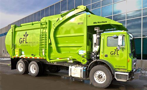 GFL RESIDENTIAL CURBSIDE COLLECTION 

GFL Environmental will be closed Tuesday, July 4, 2023 for Independence Day. 

All residential collections July 4-7 will be delayed one day from your regular service day. Friday customers will receive service on Saturday, July 8th.