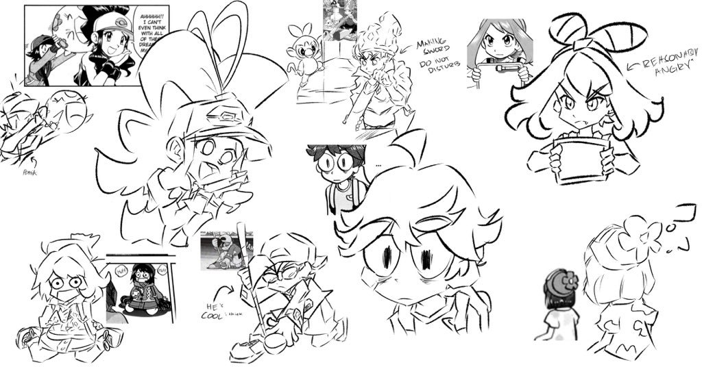 fellow spe enjoyers i offer you some of my spe doodles 