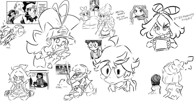 fellow spe enjoyers i offer you some of my spe doodles 