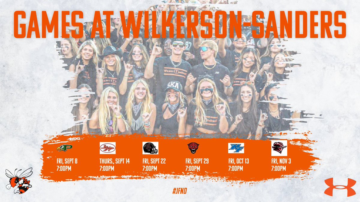 The Wilk will be rockin’ this Fall! 🎵

Don’t miss a chance to see the Jackets put on a show at home! 🎥🍿🎥🍿

#JFND l #Showtime l #Swarm