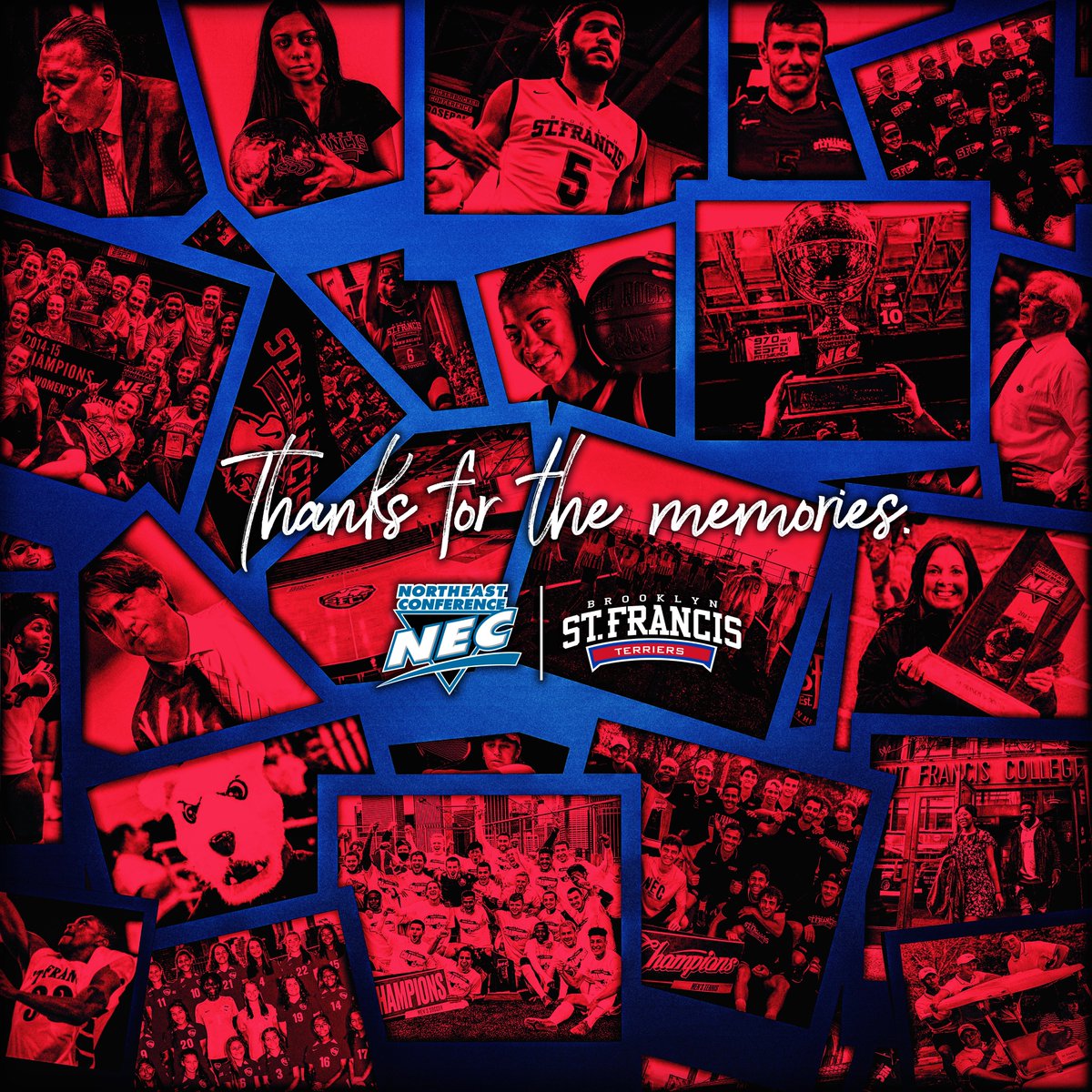 Northeast Conference (@necsports) on Twitter photo Saying goodbye is never easy. As an NEC charter member, <a href="/SFBKTerriers/">St. Francis Brooklyn</a> have left an indelible legacy. A heartfelt thanks to Terriers, past & present, for the unforgettable moments & cherished memories. You embodied the true spirit of #BrooklynTough.
🐶💙❤️ #OneLastBark #NECPride Saying goodbye is never easy. As an NEC charter member, <a href="/SFBKTerriers/">St. Francis Brooklyn</a> have left an indelible legacy. A heartfelt thanks to Terriers, past & present, for the unforgettable moments & cherished memories. You embodied the true spirit of #BrooklynTough.
🐶💙❤️ #OneLastBark #NECPride