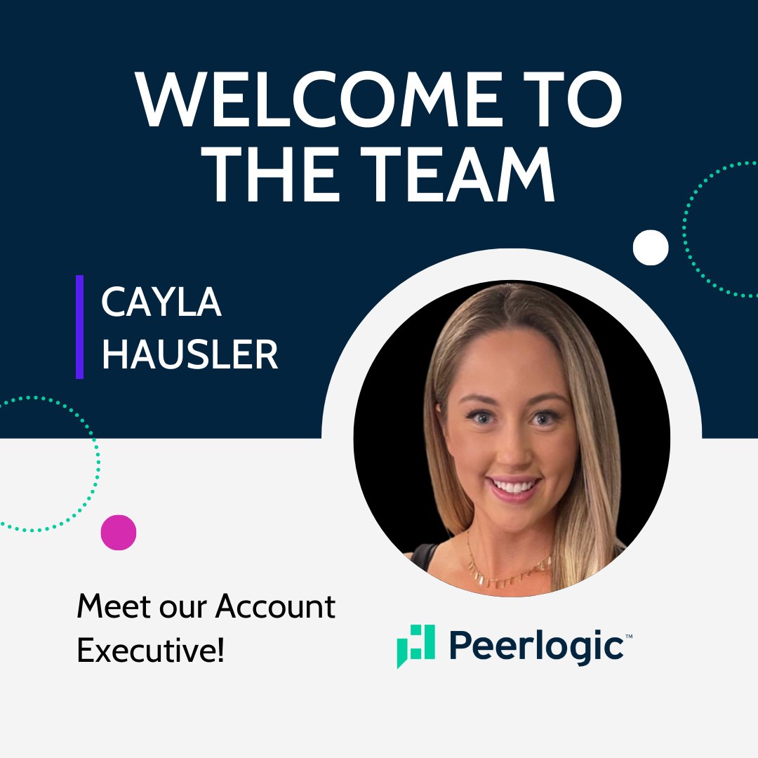 🌟 Join us in extending a warm welcome to Cayla Hausler, our new Account Executive at Peerlogic! 🤝🎉 

We're excited to have her drive our growth and support our clients on their journey to success. Welcome to the team, Cayla! 🥳💙 

#NewTeamMember