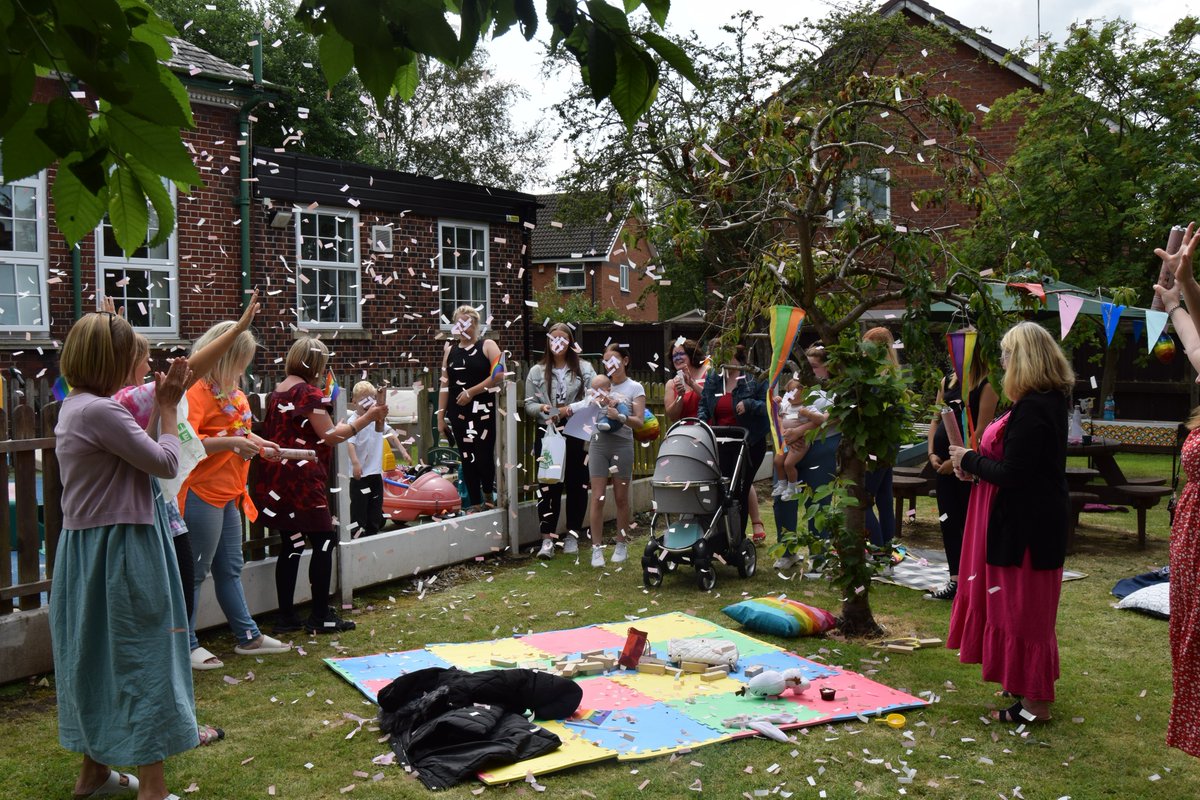 A fantastic afternoon <a href="/house_moat/">Moat House School & Nursery</a>  celebrating our achievements so far this year with a festival themed leavers party #ThriveGrowLove #rainbowaward 

Team Moat House looking Good!!!