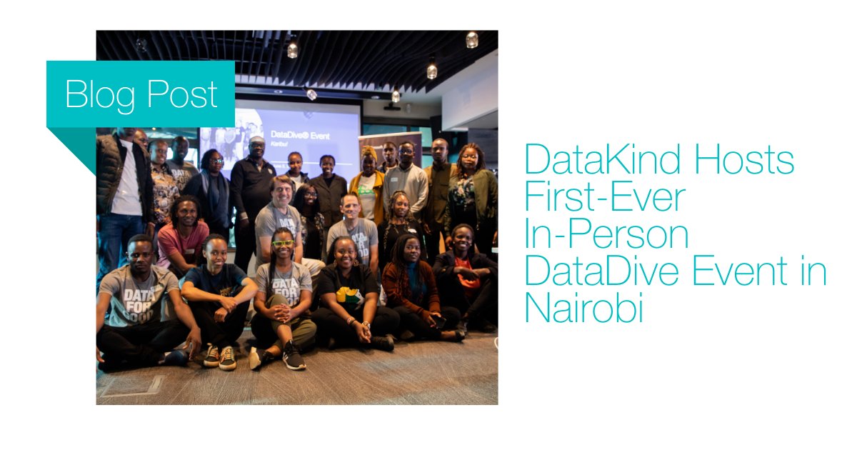 Check out some highlights and hear from attendees from our first-ever in-person #DataDive® event in Nairobi. Thanks to @msftnonprofits @hiltonfound for their generous support. Huge shout out to the @ADMIafrica @AcceleratED for their collaboration too! 👉 bit.ly/3NMZxQX