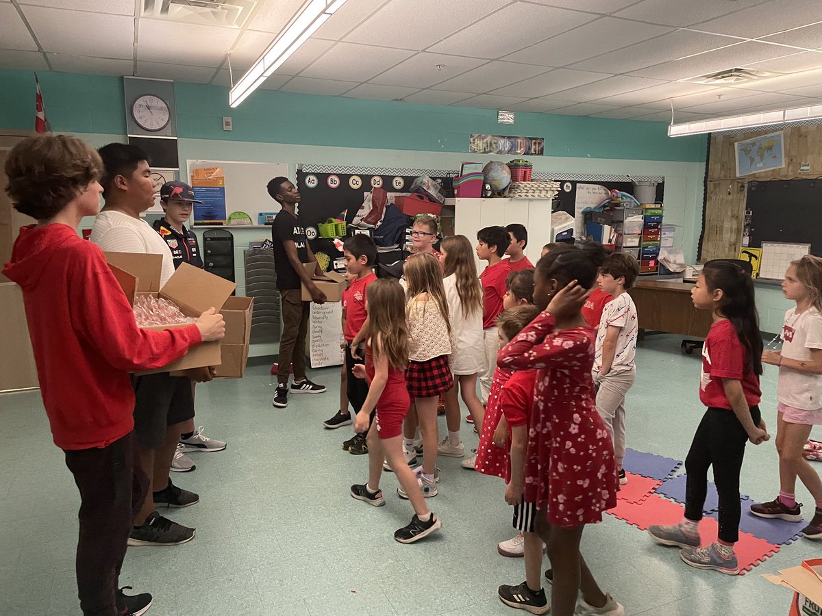Some end of year treats handed out by our St. John Graduates!