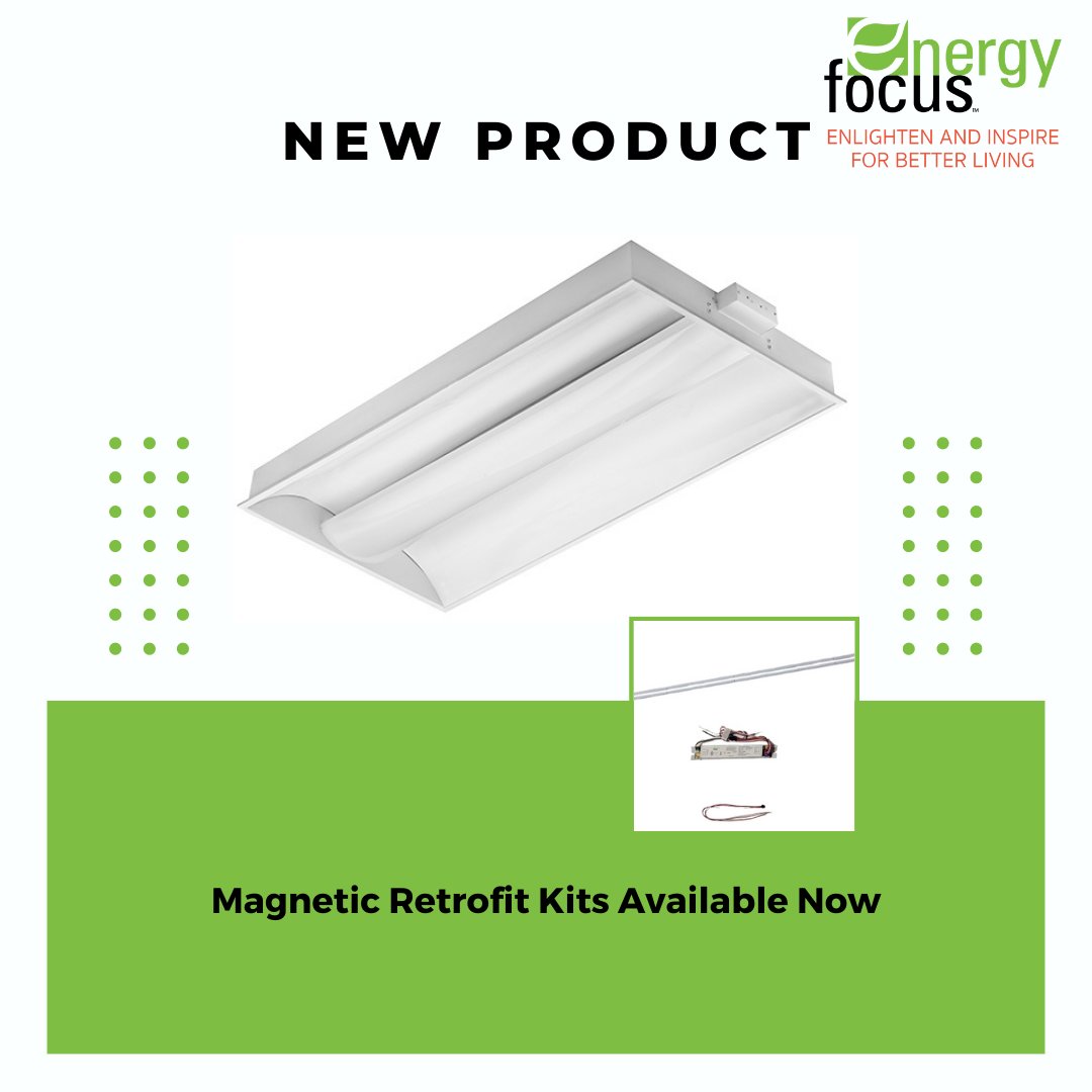energyfocusinc's tweet image. LED Retrofit Kits are perfect for use in troffers, wraps, strips, vapor rights or other indoor fixture types. Easy to upgrade to LED. Call us at 800-327-7877 or email us at orders@energyfocus.com for full details!​

#EnergyFocus #RetrofitKits #LED #Lighting