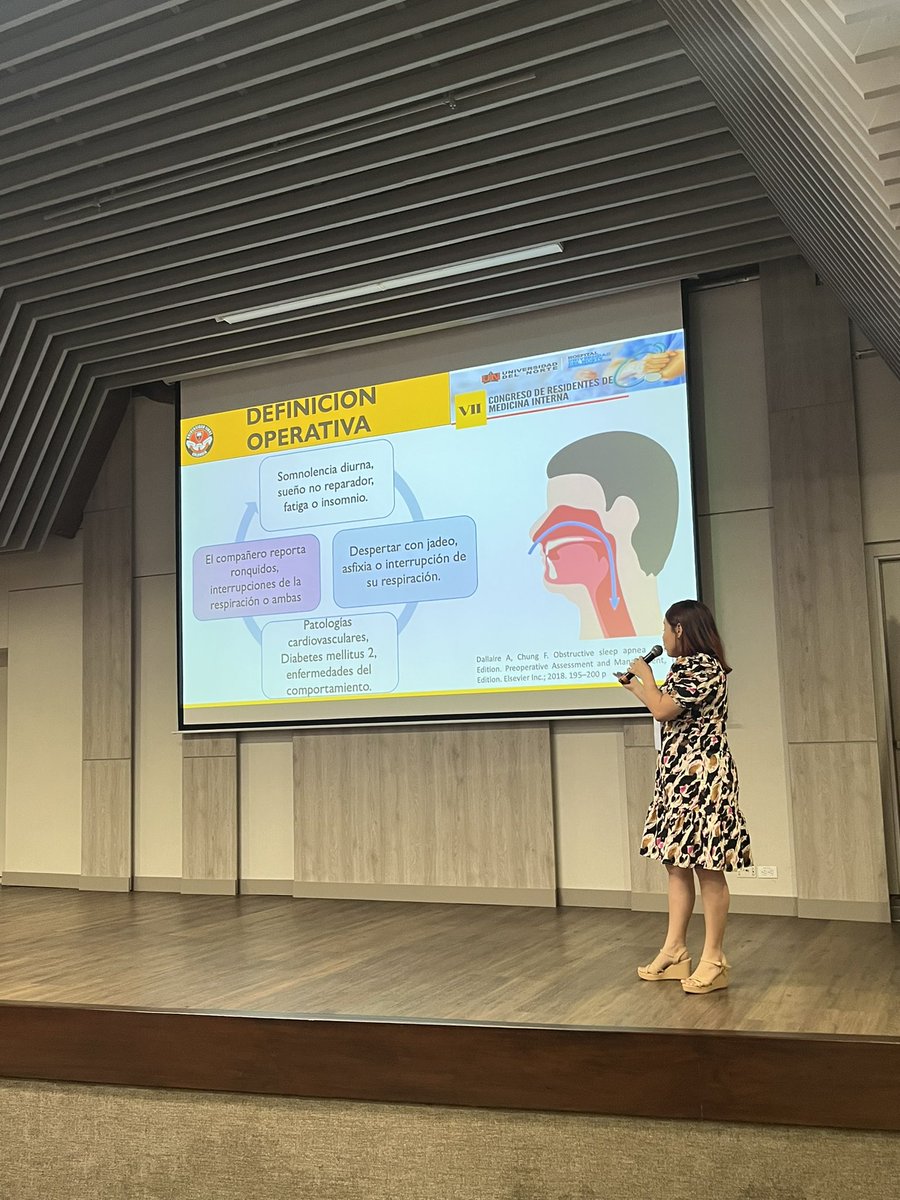 InternaUninorte's tweet photo. No te duermas con la apnea!
Dra. Yohana mantilla
Residente de tercer año de la universidad libre @unilibrebaq
#congresouninorte. https://t.co/oNWFrqsswU