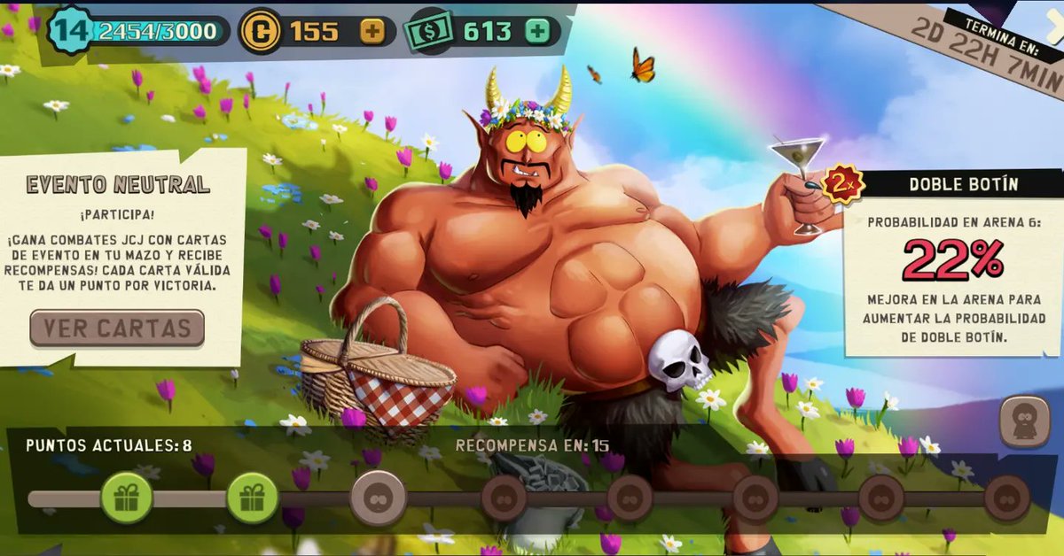 ChuloExitoso64's tweet photo. Como están papis??
Hoy empieza un nuevo evento de fin de semana y desde las llamas del in.fie.rno sube Satan para ser protagonista de la temática neutral... y ustedes, tienen todas las cartas elegidas?? https://t.co/8WtFCXiX7C