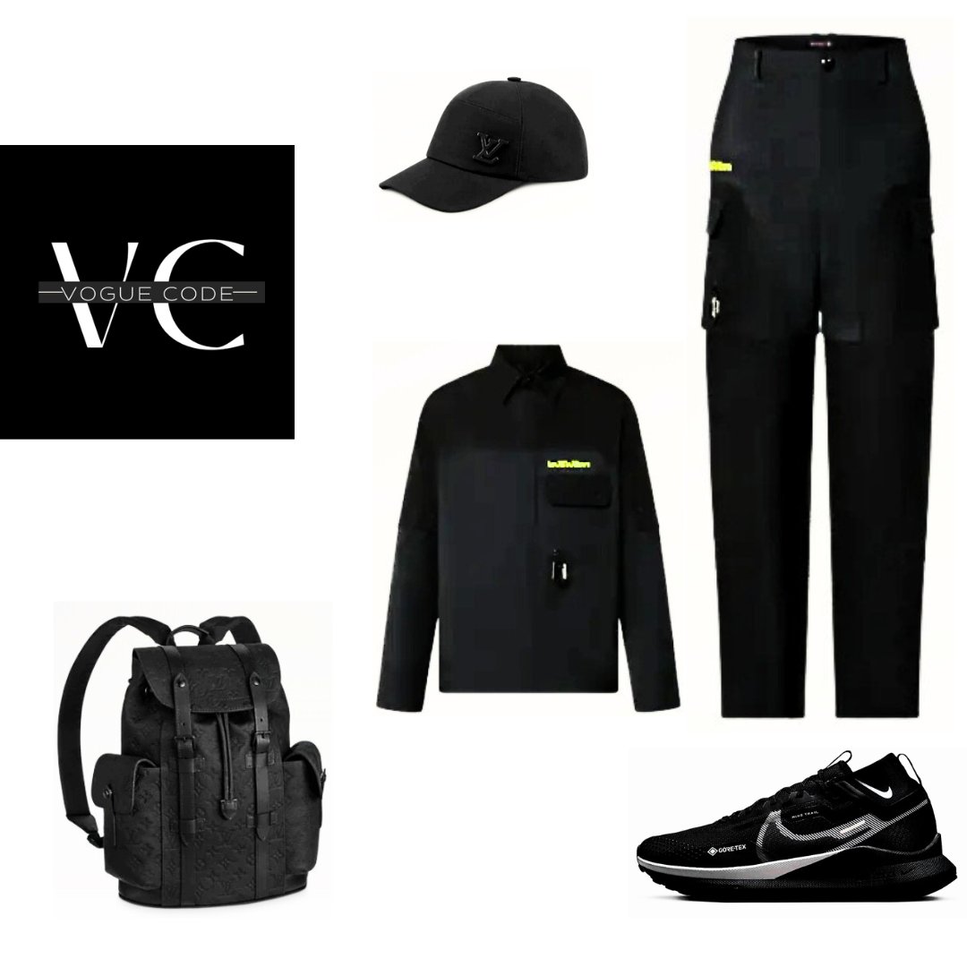 Voguecode1111's tweet photo. Black is never basic. 🖤🖤
All BLACK look with @louisvuitton and @nike 
. 
Follow us for more fashion updates. 
. 
. 
. 
 #fashion #fashionstyle #men #louisvuitton #voguecode #nike https://t.co/PT3zB8SYjx