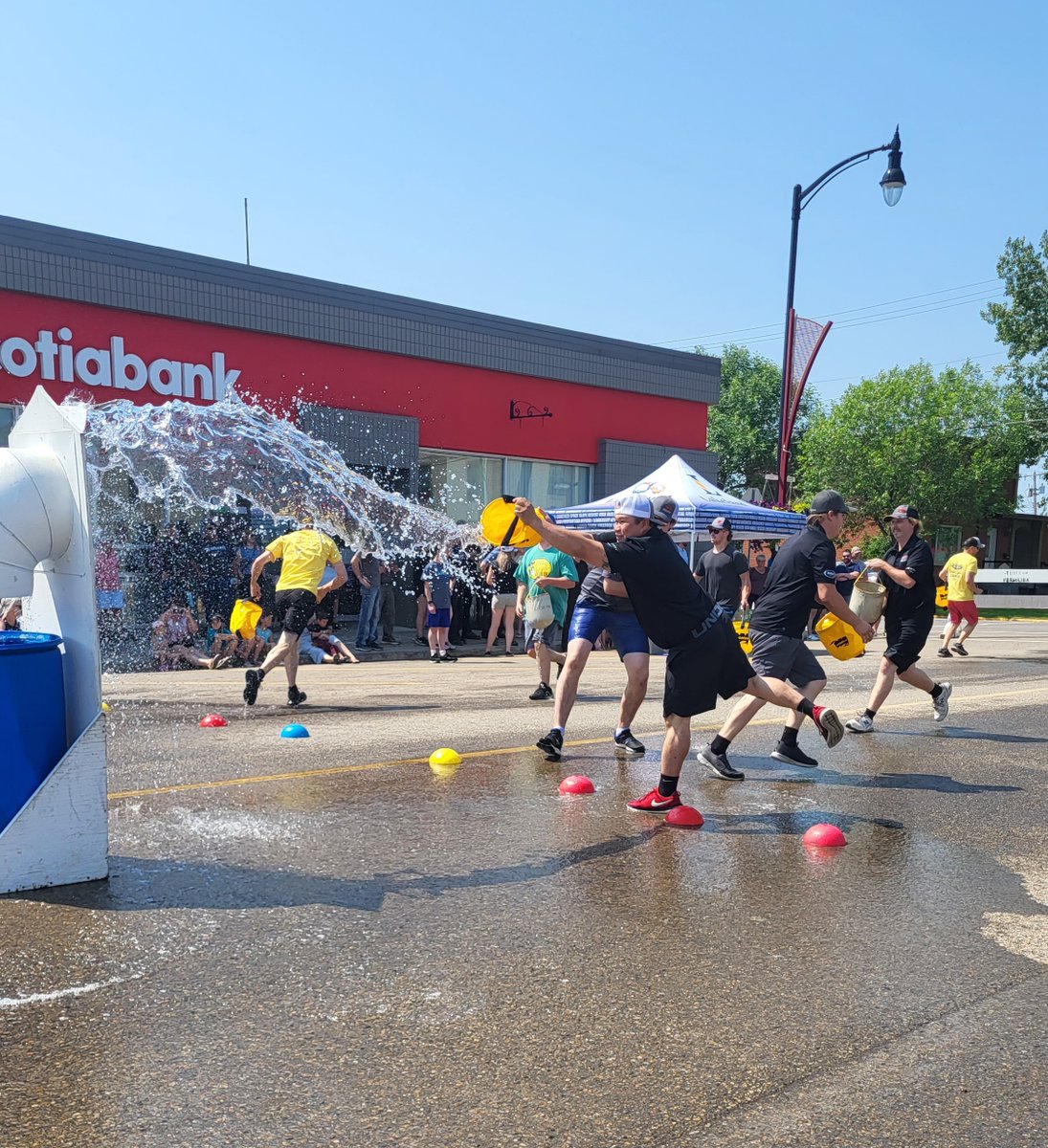 Thank you The Good Life Institute for all of the festivities! 
Our boys may not have came out the champions of the 2023 Bucket Brigade; But it was fun to watch everybody !   
Good work Marlon, Blake, Ryan B, Ryan H and Austin... your always #1 in our hearts!
