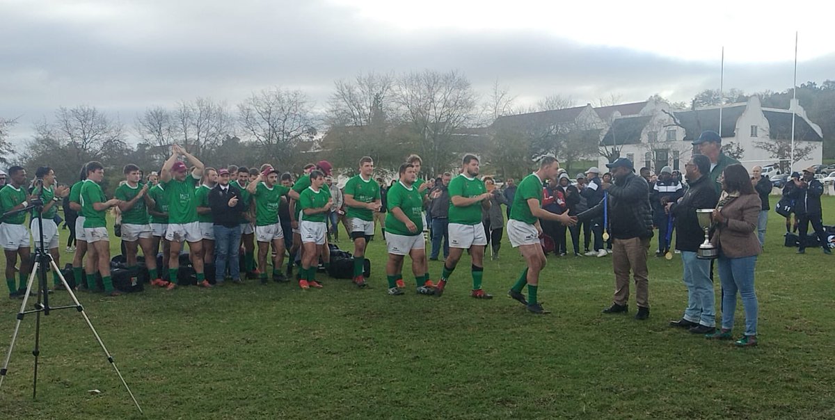 [JUST IN‼️] Elsenburg Agricultural Training Institute has won 🏆 🥇the finals against Grootfontein Agricultural College (14-6) in the SA Agricultural Colleges Rugby Week. This was a sweet win on home ground.

Congratulations boys!🏉💪🏽

#EATI125Years 🏆