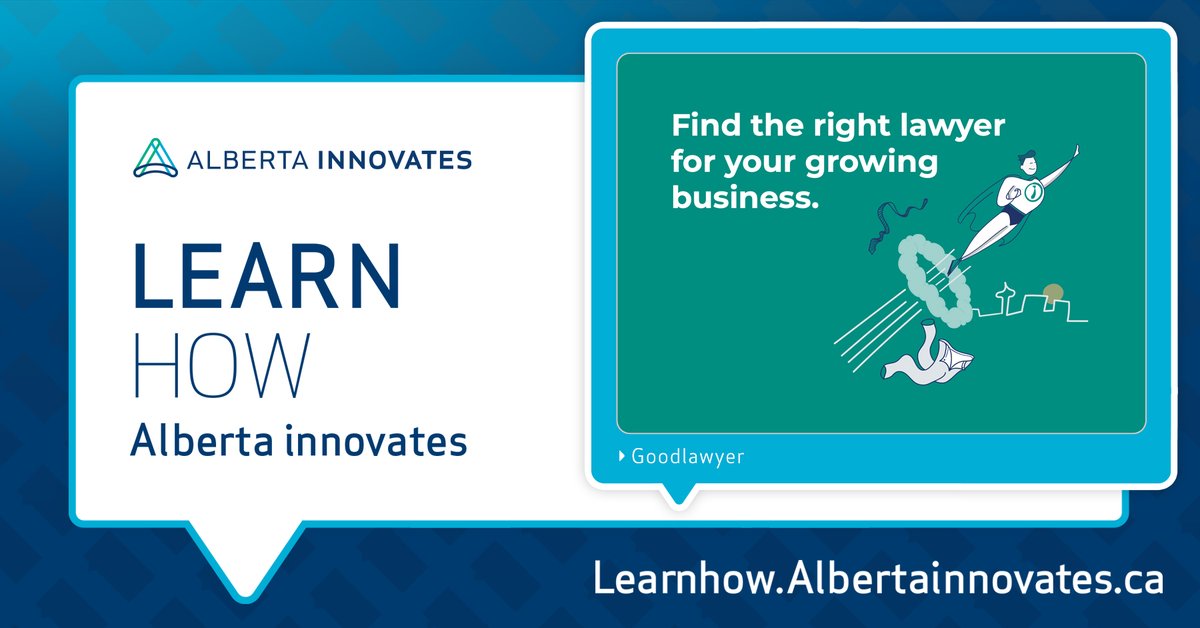 After noticing the legal industry wasn’t keeping up with the digital age and many businesses couldn't afford a lawyer, <a href="/GoodlawyerInc/">Goodlawyer</a> was born. They take the guesswork out of pricing, providing flat rates &amp; fixed quotes.

Learn how Alberta innovates: learnhow.philespace.com/vignette/0042-…