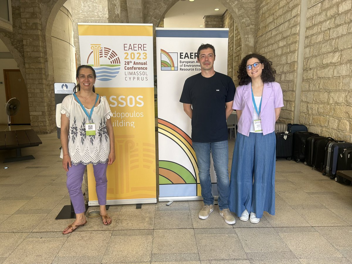 It was a pleasure to present at the #EAERE2023 Annual Conference in Limassol, Cyprus 🇨🇾 Full days of inspiring presentations and great talks… such an exciting experience! @EAERE_envecon @CSERGE_UEA @uniofeastanglia