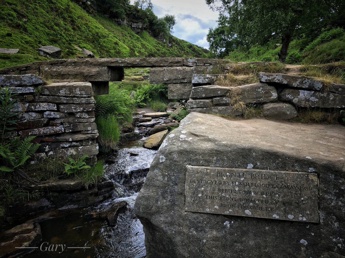 From a few years ago during one of my many stays in Haworth. Bronte bridge and the Bronte chair also known as Charlotte's chair. It is said the Bronte sisters used to sit and tell stories whilst playing out on the Moors near Haworth. #mypics #brontebridge #brontesisters #haworth