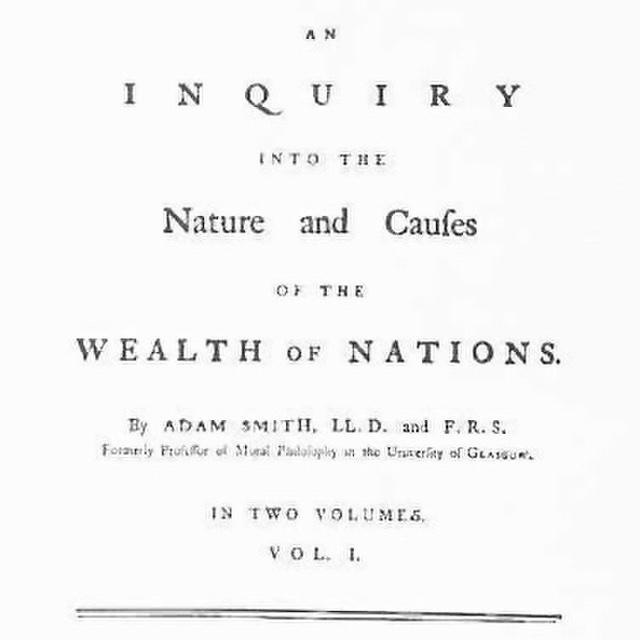 After his travels ended in 1766, he went home to Kirkcaldy, Scotland to write his magnum opus…

He had spent a great deal of time letting his ideas marinate in his head while he talked with top intellectuals.

'The Wealth of Nations' was published two years later.