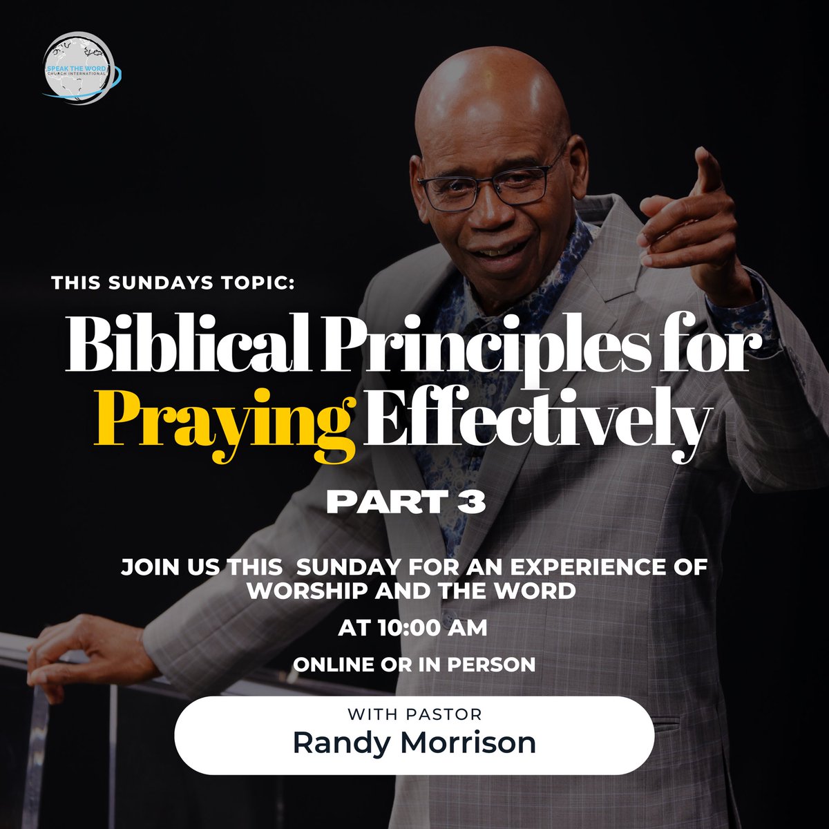 SpeakTheWordInt's tweet photo. Join Us This Sunday 🙌🏻

#church #mspchurch #sermontitle #churchforyou #randymorrison https://t.co/n2YKlpGLlK