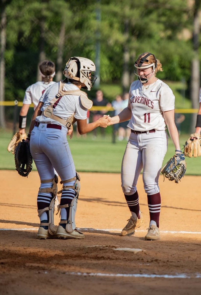 Congrats to this dynamic duo for earning a spot on the 2023 4A All-State team. Well deserved ladies…👏🥎🎉
#11 <a href="/BlandDayna/">Dayna Bland</a> 
#1 <a href="/brookesb2006/">Brooke Masingale</a> 
<a href="/NCSCASSOCIATION/">NCSoftballCoachAssoc</a>