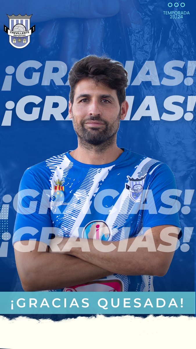 CreviDvo's tweet photo. El Crevillente Deportivo quiere mostrarle su agradecimiento a @carlosquesada5 por las 5 últimas temporadas y desearle la mayor de las suertes en el futuro.

¡Crevillente siempre será tu casa! https://t.co/PO9VTeTBUE
