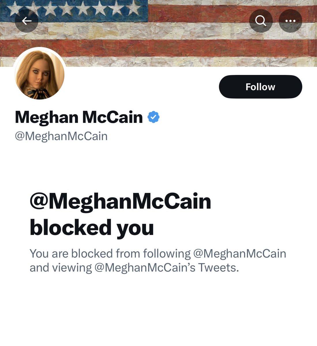 Lol 

John McCains’s spawn is angry with me, which means I’m doing exactly what I should be doing.