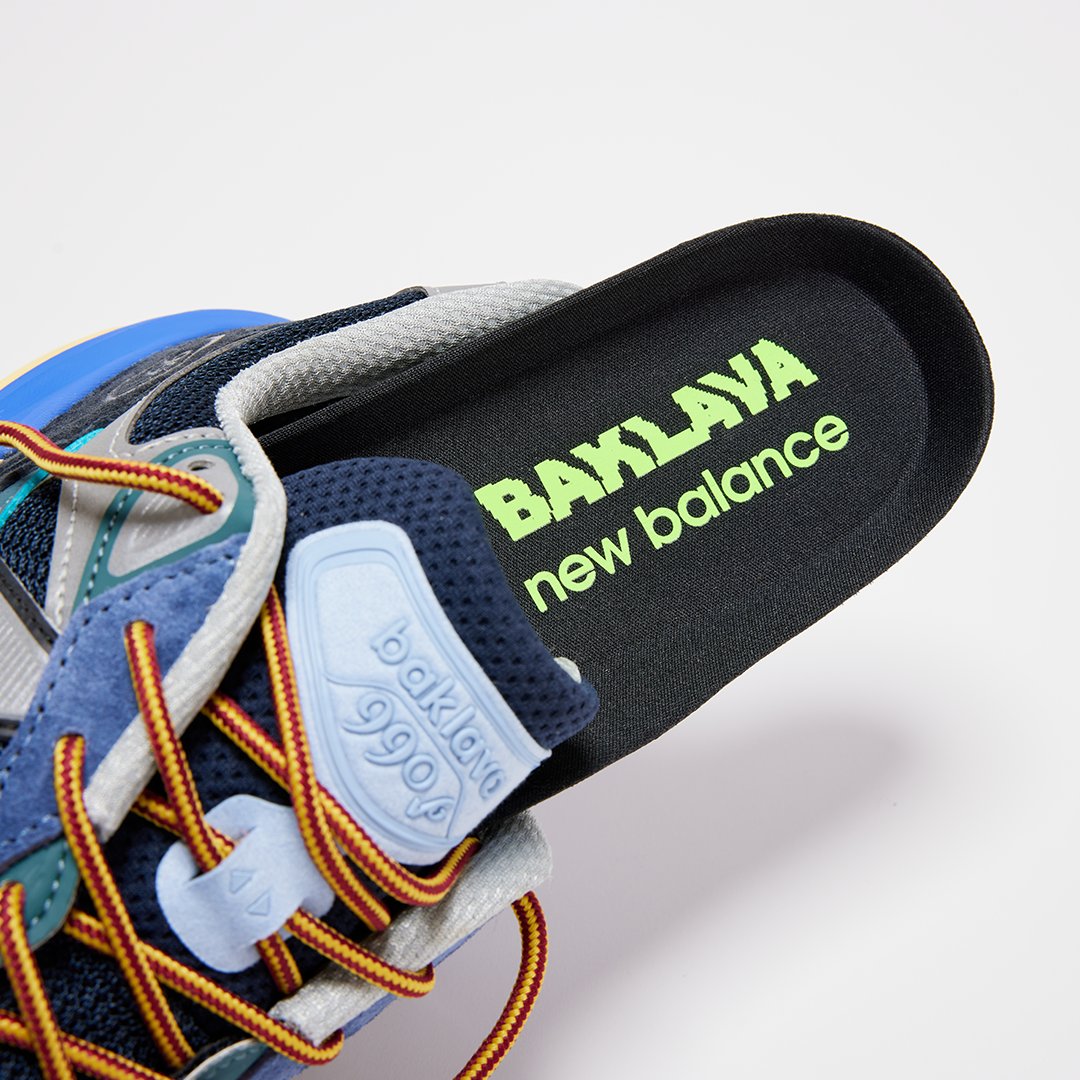 'It's high elegance, thoughtful, harmonious. Just pleasing to the eye.'​ The New Balance 990v6 'Lapis Lazuli' by Baklava... Specializing in Life.