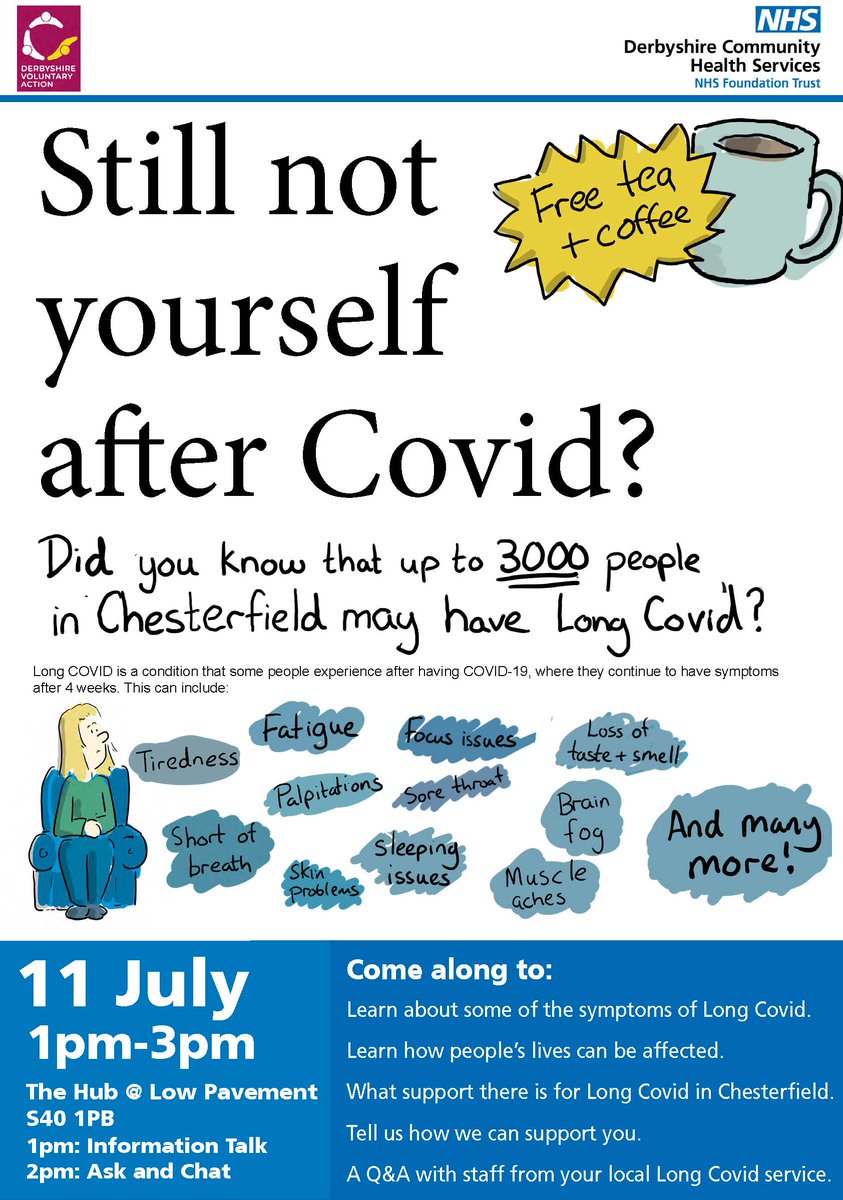 drvicjeg's tweet photo. In less than 2 weeks time I will be giving a talk in #Chesterfield about Long Covid! https://t.co/rkb34bFU4l